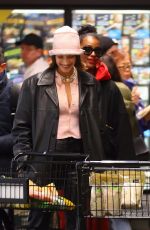 BELLA HADID, JUSTINE SKYE and KENDALL JENNER at Whole Foods in New York 02/14/2020