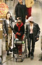 BELLA HADID, JUSTINE SKYE and KENDALL JENNER at Whole Foods in New York 02/14/2020