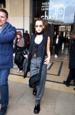 BELLA HADID Leaves Haider Ackermann Fashion Show at PFW in Paris 02/29/2020