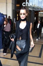 BELLA HADID Leaves Haider Ackermann Fashion Show at PFW in Paris 02/29/2020