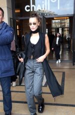 BELLA HADID Leaves Haider Ackermann Fashion Show at PFW in Paris 02/29/2020
