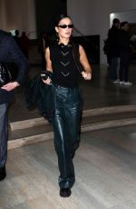 BELLA HADID Leaves Mugler Fashion Show at PFW in Paris 02/26/2020
