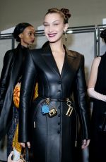 BELLA HADID on the Backstage of Fendi Fashion Show in Milan 02/20/2020
