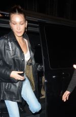 BELLA HADID Out and About in London 02/17/2020