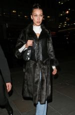 BELLA HADID Out and About in London 02/17/2020