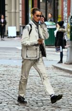BELLA HADID Out and About in New York 02/04/2020