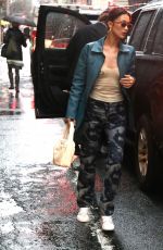 BELLA HADID Out and About in New York 02/10/2020