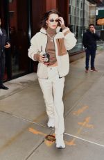 BELLA HADID Out in New York 02/11/2020