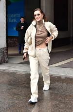 BELLA HADID Out in New York 02/11/2020