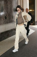 BELLA HADID Out in New York 02/11/2020