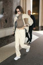 BELLA HADID Out in New York 02/11/2020