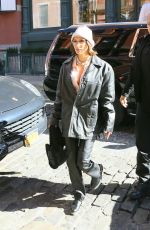 BELLA HADID Out in New York 02/14/2020