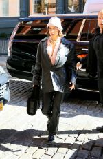 BELLA HADID Out in New York 02/14/2020