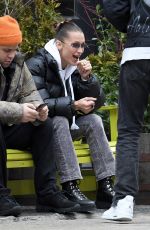 BELLA HADID Out with Friends in New York 01/31/2020