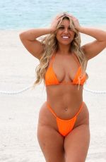 BETHAN KERSHAW in Bikini at a Beach in Dubai 02/28/2020