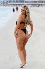 BETHAN KERSHAW in Swimsuit at a Pool in Dubai 02/17/2020