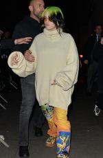 BILLIE EILISH Arrives at BBC Studios in London 02/19/2020