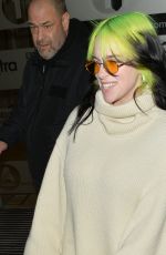 BILLIE EILISH Arrives at BBC Studios in London 02/19/2020