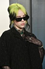 BILLIE EILISH at 2020 Vanity Fair Oscar Party in Beverly Hills 02/09/2020