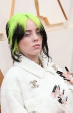 BILLIE EILISH at 92nd Annual Academy Awards in Los Angeles 02/09/2020