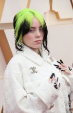 BILLIE EILISH at 92nd Annual Academy Awards in Los Angeles 02/09/2020