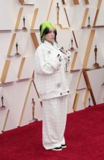 BILLIE EILISH at 92nd Annual Academy Awards in Los Angeles 02/09/2020