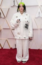 BILLIE EILISH at 92nd Annual Academy Awards in Los Angeles 02/09/2020
