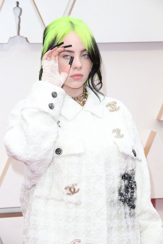 BILLIE EILISH at 92nd Annual Academy Awards in Los Angeles 02/09/2020