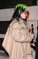 BILLIE EILISH at Brit Awards After-party in London 02/18/2020