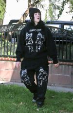 BILLIE EILISH Dropping Off Bouquets of Flowers to Friends in Los Angeles 02/14/2020