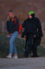 BILLIE EILISH Heading to Desert in Palmdale for a Photoshoot 02/03/2020