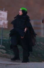 BILLIE EILISH Heading to Desert in Palmdale for a Photoshoot 02/03/2020