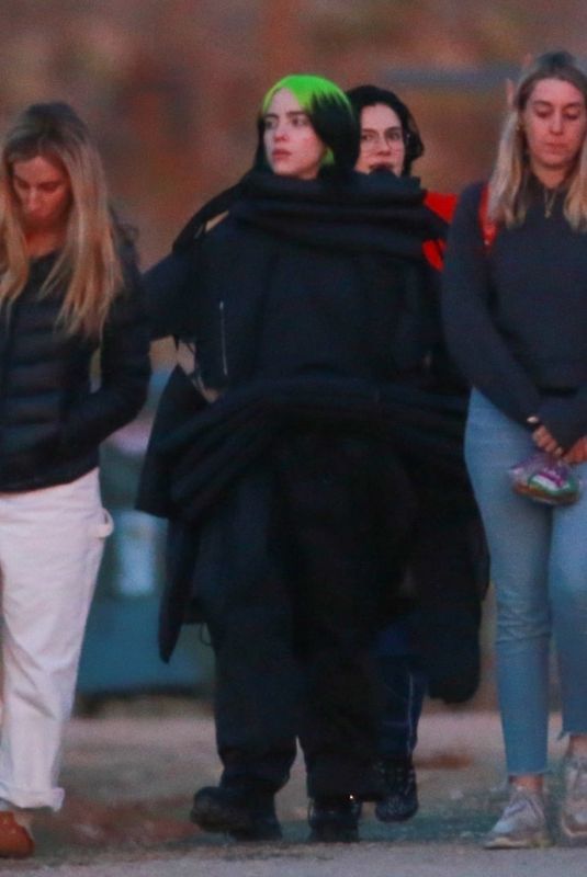 BILLIE EILISH Heading to Desert in Palmdale for a Photoshoot 02/03/2020