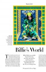 BILLIE EILISH in Vogue Magazine, March 2020