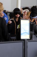 BLAC CHYNA at LAX Airport in Los Angeles 02/05/2020