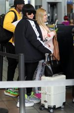 BLAC CHYNA at LAX Airport in Los Angeles 02/05/2020