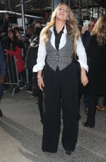 BLAKE LIVELY Arrives at Michael Kors Fashion Show in New York 02/12/2020