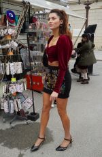 BLANCA BLANCO Out and About in Paris 02/25/2020