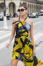 BLANCA BLANCO Out at Paris Fashion Week 02/27/2020