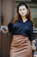 BLANCA BLANCO Out at Paris Fashion Week 02/28/2020