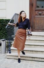 BLANCA BLANCO Out at Paris Fashion Week 02/28/2020