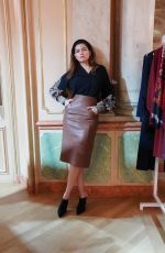 BLANCA BLANCO Out at Paris Fashion Week 02/28/2020