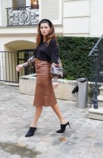 BLANCA BLANCO Out at Paris Fashion Week 02/28/2020