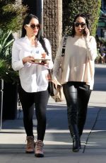 BRIE and Pregnant NIKKI BELLA Out in Los Angeles 02/14/2020