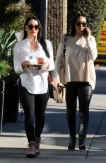BRIE and Pregnant NIKKI BELLA Out in Los Angeles 02/14/2020