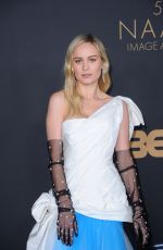 BRIE LARSON at 51st Naacp Image Awards in Pasadena 02/22/2020