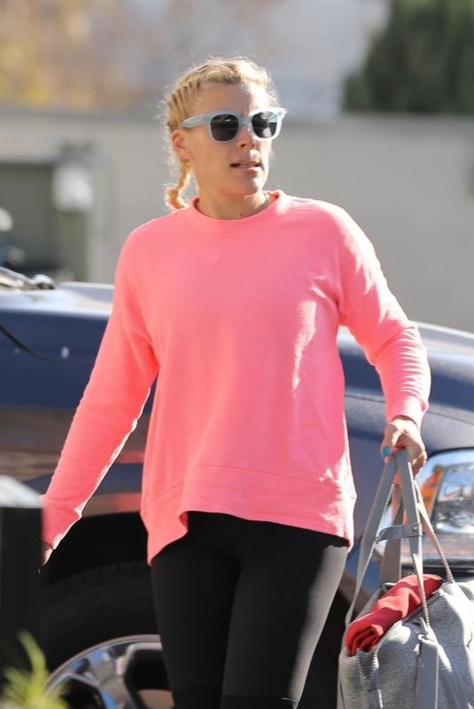 BUSY PHILIPPS Heading to a Gym in Los Angeles 02/02/2020