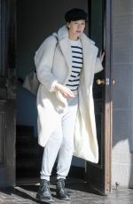 CAITRIONA BALFE and Tony McGill Leaves Their Hotel in Los Angeles 02/11/2020