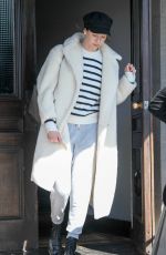 CAITRIONA BALFE and Tony McGill Leaves Their Hotel in Los Angeles 02/11/2020
