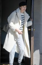 CAITRIONA BALFE and Tony McGill Leaves Their Hotel in Los Angeles 02/11/2020